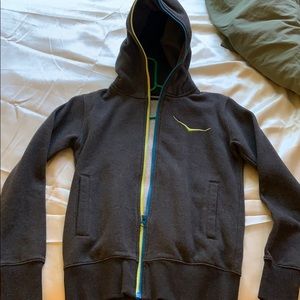 Hoka one one zip up sweater